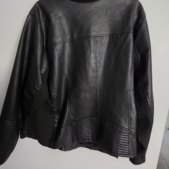 Torrid Black Leather Moto Jacket - Picture 3 of 3